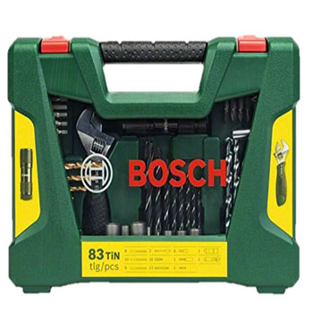 Bosch 83-delni V-Line TiN set sa baterijskom lampom 2607017193 Bosch 83-delni V-Line TiN set sa baterijskom lampom 2607017193
