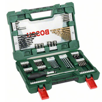 Bosch 91-delni V-Line TiN set 2607017195 Bosch 91-delni V-Line TiN set 2607017195