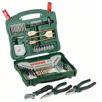 Bosch 73-delni X line set - 70-delni X-Line set + 3-delni set ručnog alata 2607017197