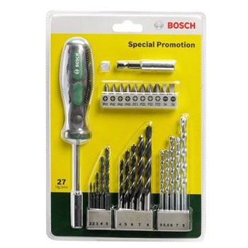 Bosch 27-delni set bitova i burgija - blister 2607017201 Bosch 27-delni set bitova i burgija - blister 2607017201