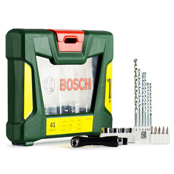 Bosch 41-delni V-Line set bitova i burgija sa ugaonim zavrtačem 2607017316 Bosch 41-delni V-Line set bitova i burgija sa ugaonim zavrtačem 2607017316