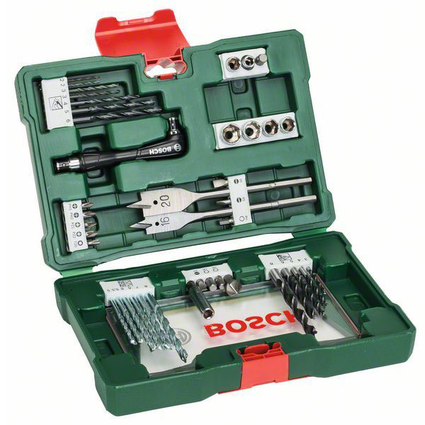 Bosch 41-delni V-Line set bitova i burgija sa ugaonim zavrtačem 2607017316 Bosch 41-delni V-Line set bitova i burgija sa ugaonim zavrtačem 2607017316