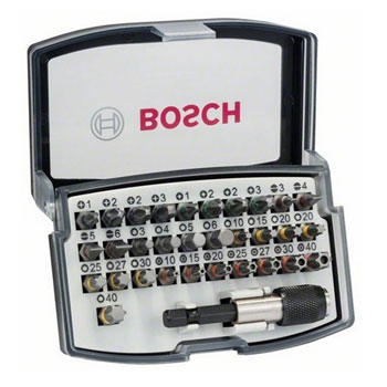 Bosch 32-delni set bitova sa brzo izmenljivim držačem Extra Hard 2607017319 Bosch 32-delni set bitova sa brzo izmenljivim držačem Extra Hard 2607017319