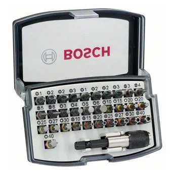 Bosch 32-delni set bitova sa brzo izmenljivim držačem Extra Hard 2607017319