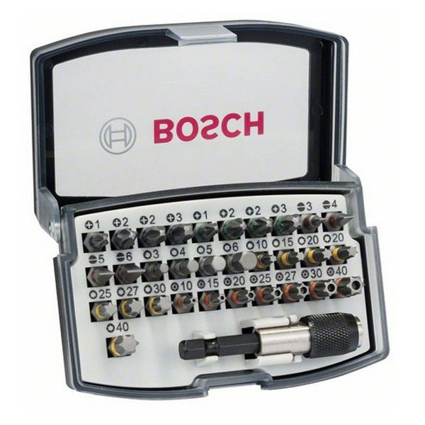 Bosch 32-delni set bitova sa brzo izmenljivim držačem Extra Hard 2607017319 Bosch 32-delni set bitova sa brzo izmenljivim držačem Extra Hard 2607017319