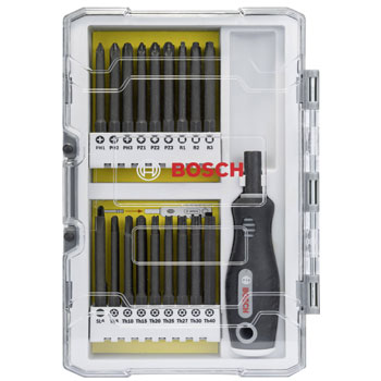 Bosch 37-delni set bitova sa ručnim zavrtačem Extra Hard 2607017320 Bosch 37-delni set bitova sa ručnim zavrtačem Extra Hard 2607017320