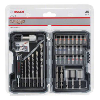 Bosch 35-delni set bitova sa HSS G burgijama Extra Hard 2607017328 Bosch 35-delni set bitova sa HSS G burgijama Extra Hard 2607017328