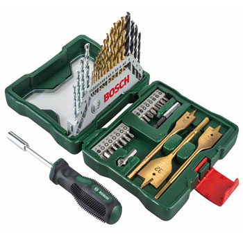 Bosch 40-delni X-Line Titanium set bitova i burgija sa ručnim zavrtačem 2607017334 -1