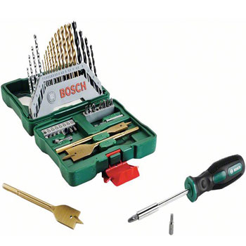 Bosch 40-delni X-Line Titanium set bitova i burgija sa ručnim zavrtačem 2607017334 -2