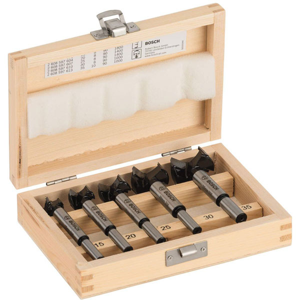 Bosch 5-delni set burgija za klap šarke - tvrdi metal 2607018750 Bosch 5-delni set burgija za klap šarke - tvrdi metal 2607018750