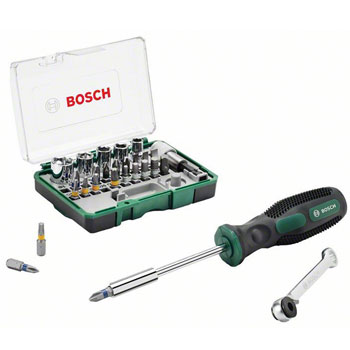 Bosch 27-delni set bitova sa rašpom i ručnim zavrtačem 2607017331-1