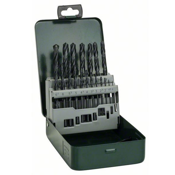 Bosch 19-delni set HSS-R burgija za metal 2607019435 Bosch 19-delni set HSS-R burgija za metal 2607019435