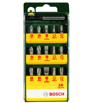 Bosch 16-delni set bitova 2607019453 Bosch 16-delni set bitova 2607019453