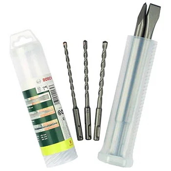 Bosch 5-delni set SDS-plus dleta i hamer burgija 2607019456 Bosch 5-delni set SDS-plus dleta i hamer burgija 2607019456