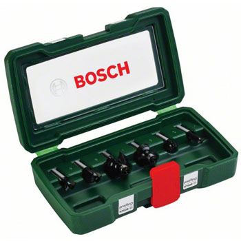 Bosch 6-delni set TC glodala (1/4 prihvat) 2607019462 Bosch 6-delni set TC glodala (1/4 prihvat) 2607019462