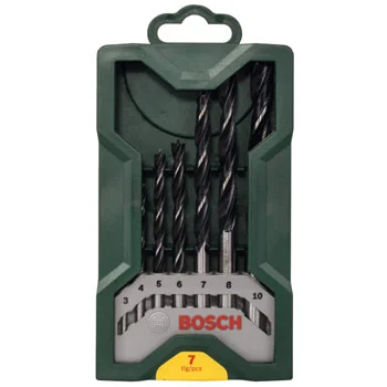 Bosch 7-delni Mini X-Line set burgija za drvo 2607019580 Bosch 7-delni Mini X-Line set burgija za drvo 2607019580