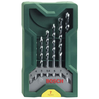 Bosch 7-delni Mini X-Line set burgija za kamen 2607019581 Bosch 7-delni Mini X-Line set burgija za kamen 2607019581