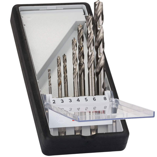 Bosch 7-delni Robust Line set burgija za drvo 1/4 Bosch 7-delni Robust Line set burgija za drvo 1/4