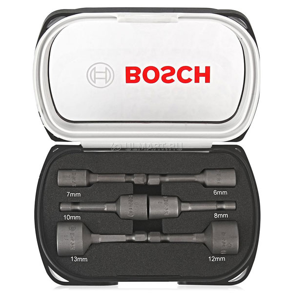 Bosch 6-delni set nasadnih ključeva sa trajnim magnetom 2608551079 Bosch 6-delni set nasadnih ključeva sa trajnim magnetom 2608551079