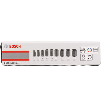 Bosch 9-delni set udarnih nasadnih ključeva Impact Control 2608551096-1