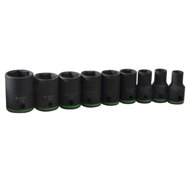 Bosch 9-delni set udarnih nasadnih ključeva Impact Control 2608551100 Bosch 9-delni set udarnih nasadnih ključeva Impact Control 2608551100