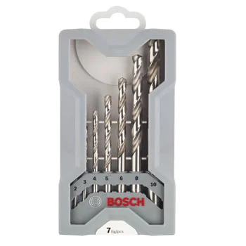 Bosch 7-delni set HSS-G burgija za metal DIN 338 135° 2608589295 Bosch 7-delni set HSS-G burgija za metal DIN 338 135° 2608589295