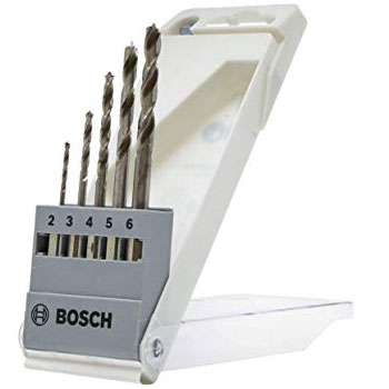 Bosch 5-delni set burgija za drvo 1/4