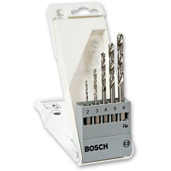 Bosch 5-delni set burgija za drvo 1/4 Bosch 5-delni set burgija za drvo 1/4