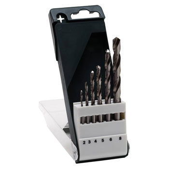 Bosch 6-delni set HSS-G burgija za metal DIN 338 2609255060 Bosch 6-delni set HSS-G burgija za metal DIN 338 2609255060