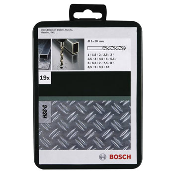 Bosch 19-delni set HSS-G burgija za metal DIN 338 2609255062-1