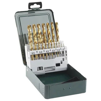 Bosch 19-delni set burgija za metal HSS-TiN DIN 338 2609255114 Bosch 19-delni set burgija za metal HSS-TiN DIN 338 2609255114