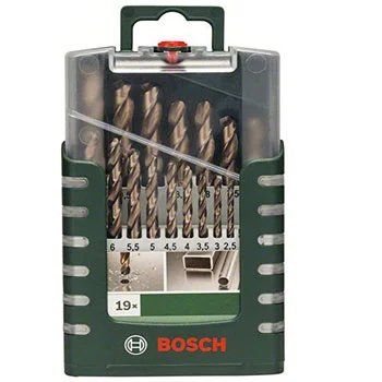 Bosch 19-delni set HSS-Co burgija za metal DIN 338 2609255133 Bosch 19-delni set HSS-Co burgija za metal DIN 338 2609255133