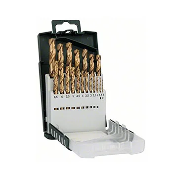 Bosch 19-delni set burgija za metal HSS-TiN DIN 338 2609255134 Bosch 19-delni set burgija za metal HSS-TiN DIN 338 2609255134