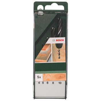 Bosch 5-delni set burgija za drvo 2609255214 Bosch 5-delni set burgija za drvo 2609255214