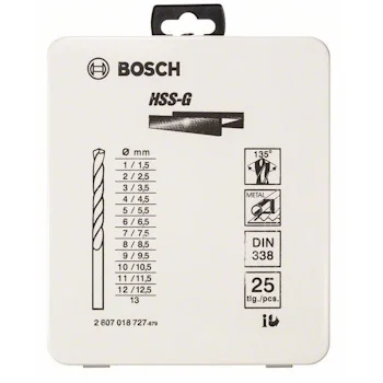 Bosch set burgija za metal 1-13mm 25/1 2607018727 Bosch set burgija za metal 1-13mm 25/1 2607018727