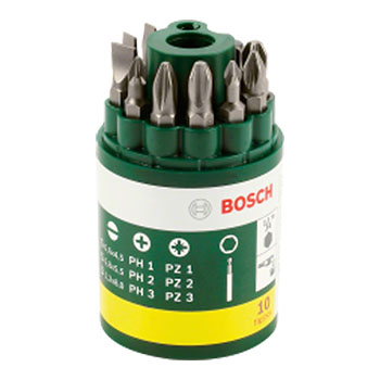 Bosch 10-delni set bitova odvrtača 2607019454