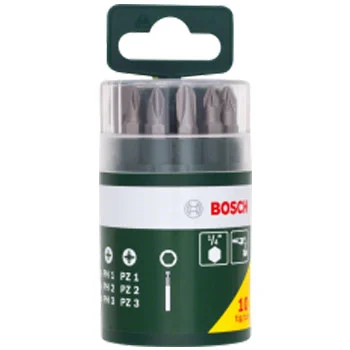 Bosch 10-delni set bitova odvrtača 2607019454 Bosch 10-delni set bitova odvrtača 2607019454