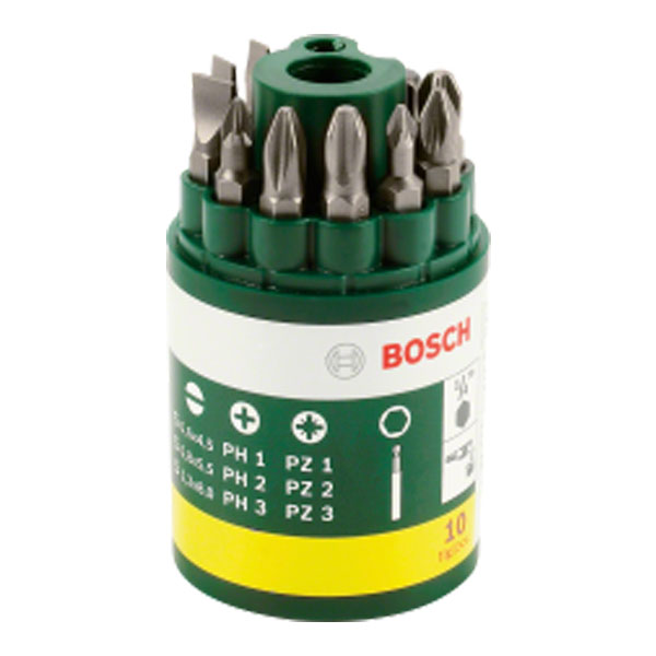 Bosch 10-delni set bitova odvrtača 2607019454