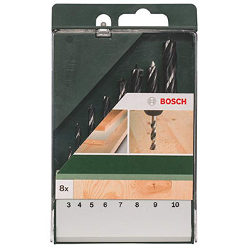 Bosch 8-delni set burgija za drvo 2609255215 Bosch 8-delni set burgija za drvo 2609255215