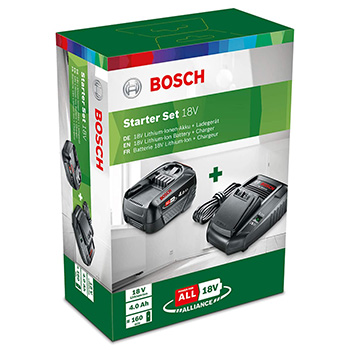 Bosch starter set 1 x akumulator PBA 18V 4,0 Ah + punjač AL 1815 CV 1600A00ZR7-2