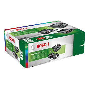 Bosch starter set 2 x akumulator PBA 18V 2,5 Ah + punjač AL 1830 CV 1600A011LD-2
