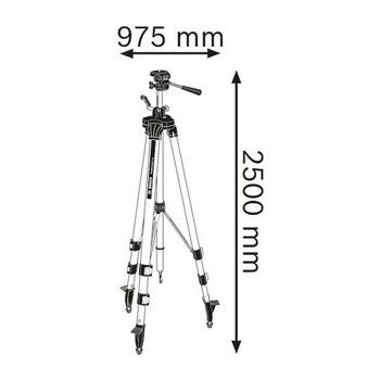 Bosch građevinski stativ BT 250 Professional 0601096A00 Bosch građevinski stativ BT 250 Professional 0601096A00