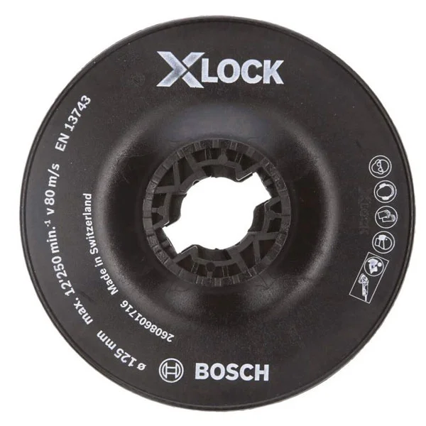 Bosch X-LOCK potporni tanjir 125 mm grub 2608601716 Bosch X-LOCK potporni tanjir 125 mm grub 2608601716