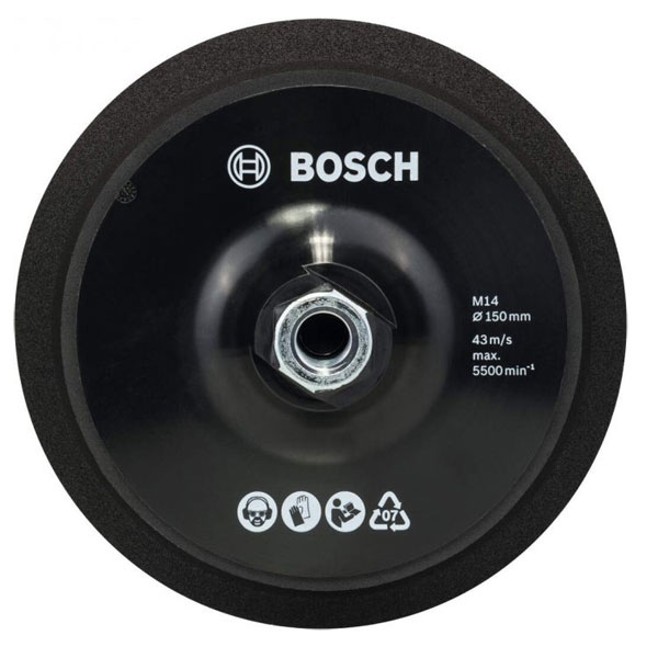 Bosch potporni tanjir M14 Ø 150 mm sa sistemom prihvata na čičak 2608612027 Bosch potporni tanjir M14 Ø 150 mm sa sistemom prihvata na čičak 2608612027
