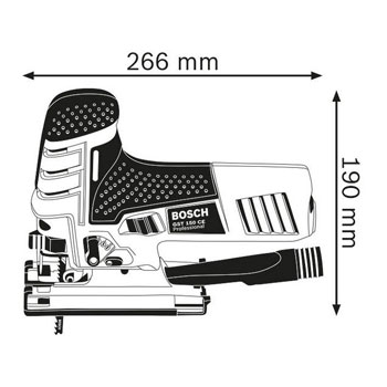 Bosch ubodna testera GST 150 CE Professional 0601512003 Bosch ubodna testera GST 150 CE Professional 0601512003