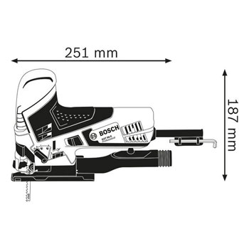 Bosch ubodna testera GST 90 E Professional 060158G000-1