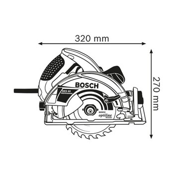 Bosch ručna kružna testera GKS 65 Professional 0601667000-1