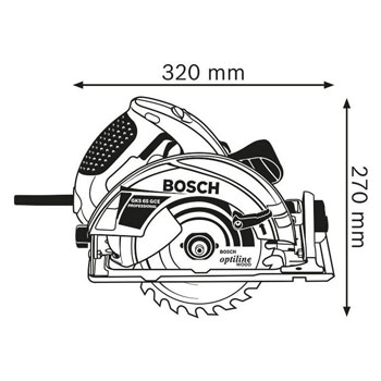 Bosch ručna kružna testera GKS 65 GCE Professional 0601668900-1