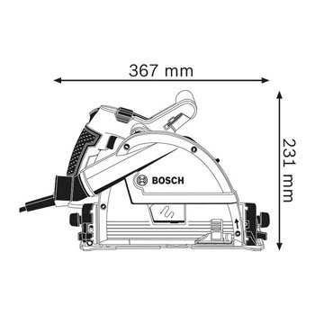Bosch testera za uranjanje GKT 55 GCE Professional 0601675000 Bosch testera za uranjanje GKT 55 GCE Professional 0601675000