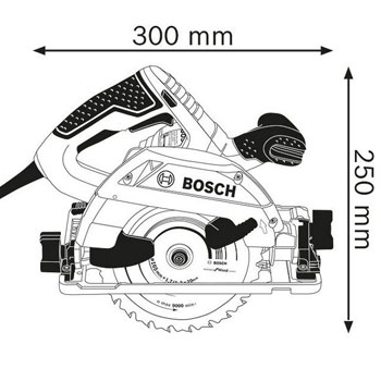 Bosch ručna kružna testera GKS 55+ GCE Professional 0601682100-1
